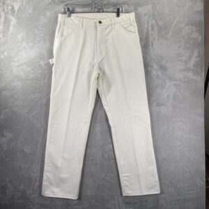 Dickies Pants men's 34x30 Canvas Carpenter Classic Fit Workwear Painter Sherwin